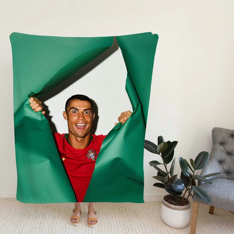 tiano Ronaldo mercurioccer Player Fleece Blanket