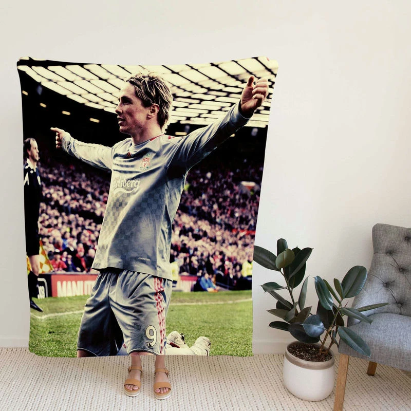 Uniqe Liverpooccer Player Fernando To Fleece Blanket