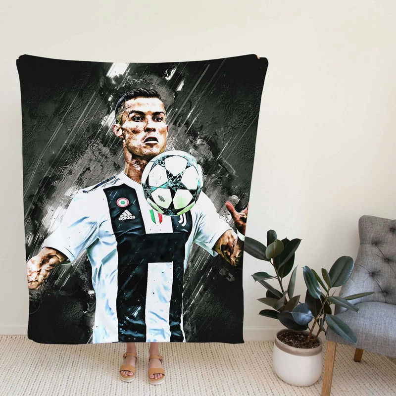 tiano Ronaldo UEFA Intertoto Coccer Player Fleece Blanket