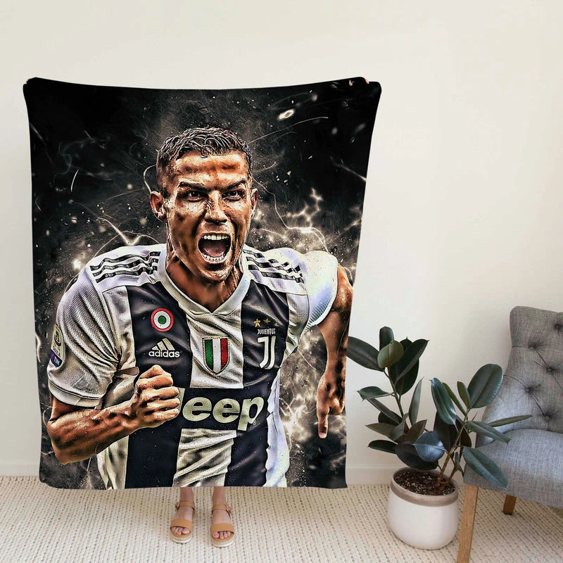 tiano Ronaldopiring Juoccer Player Fleece Blanket