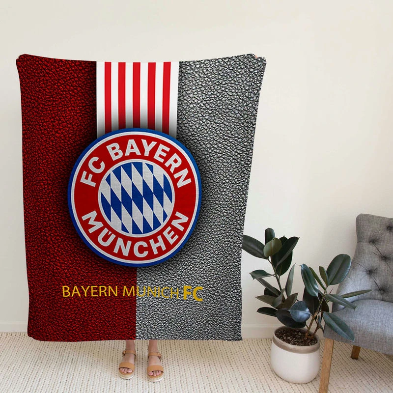 FC Bayern Munich Populoccer Team Fleece Blanket
