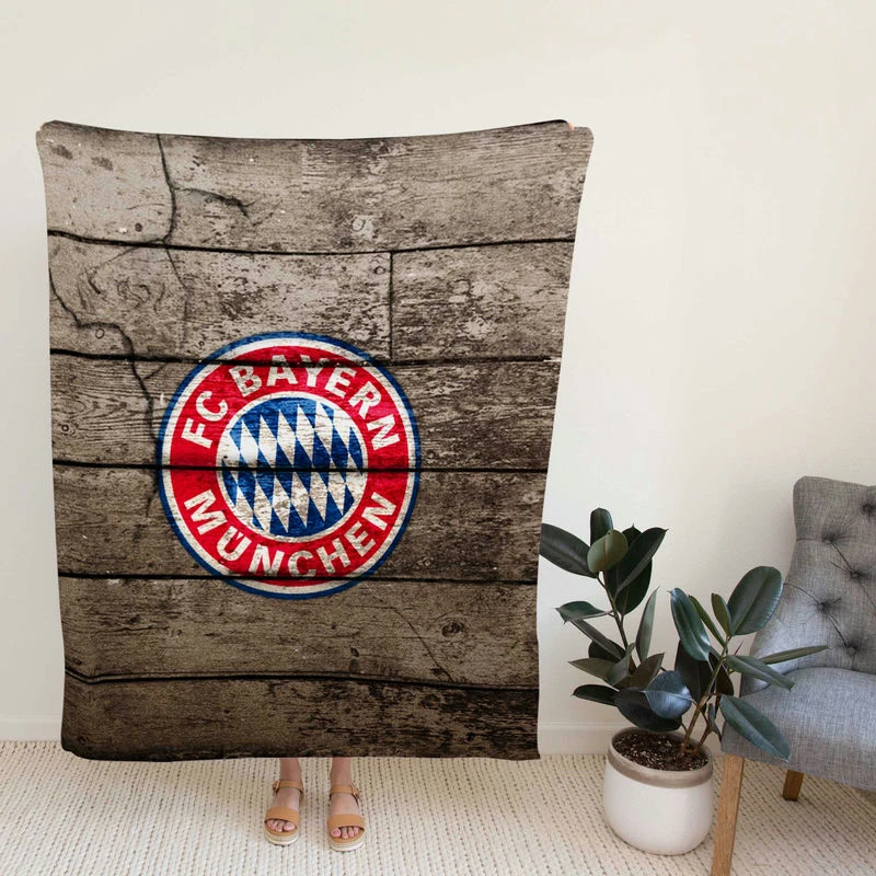UEuper FC Bayern Munioccer Club Fleece Blanket