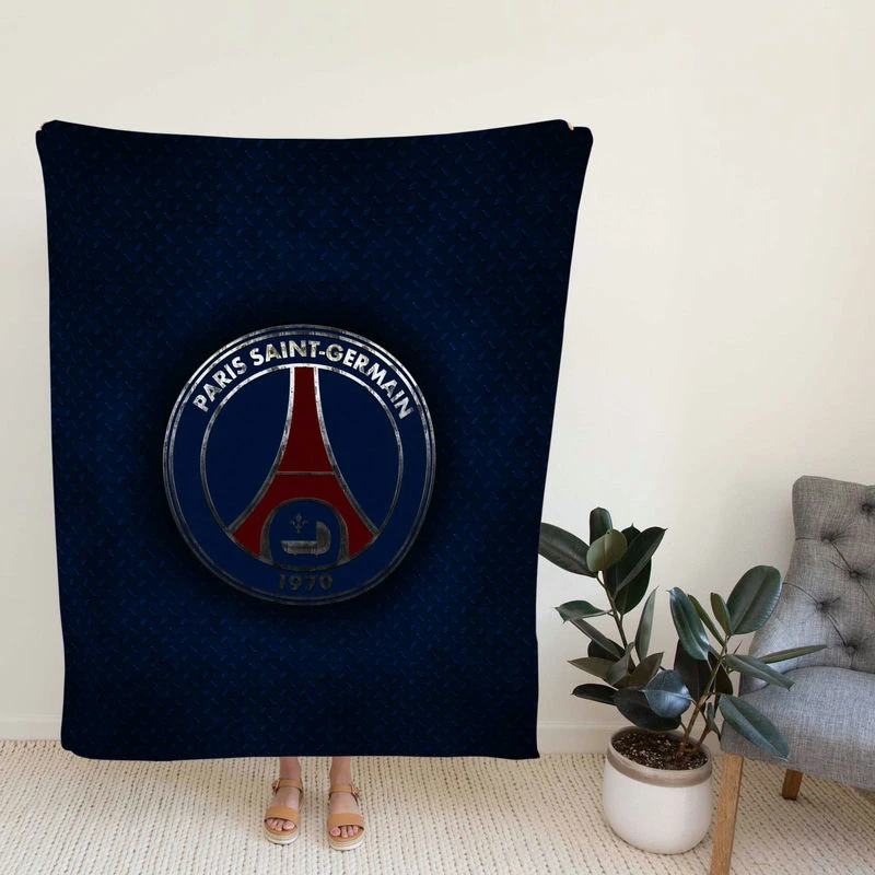 Club World Coccer CluG Logo Fleece Blanket