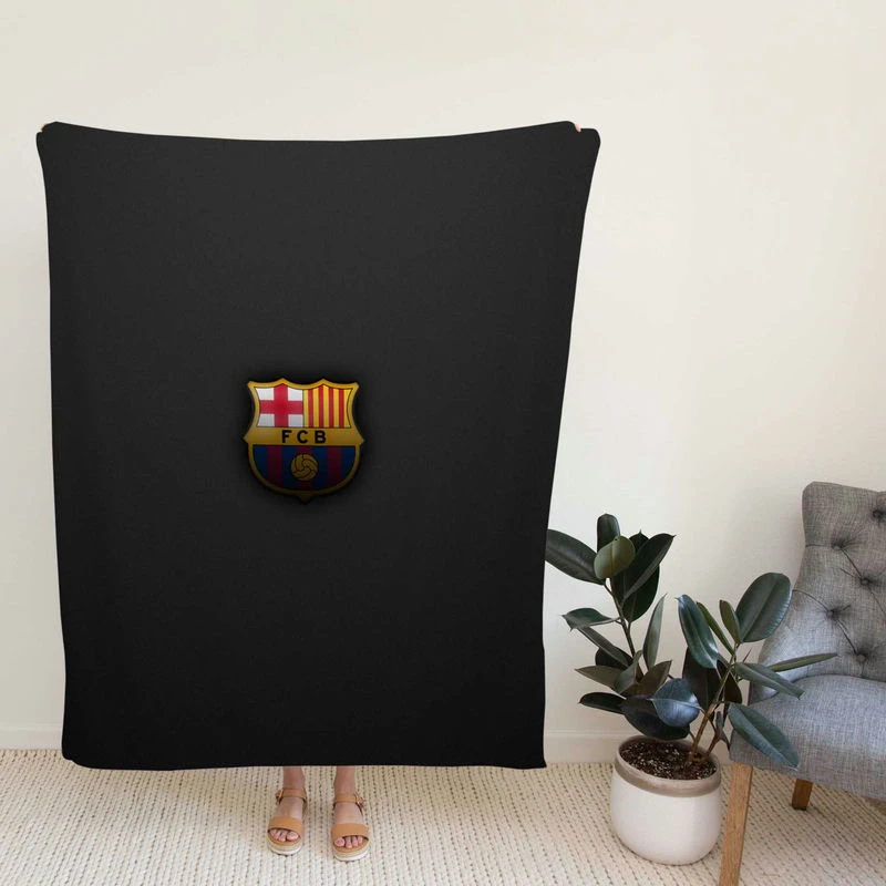 Gracefph Soccer Club FC Barcelona Fleece Blanket