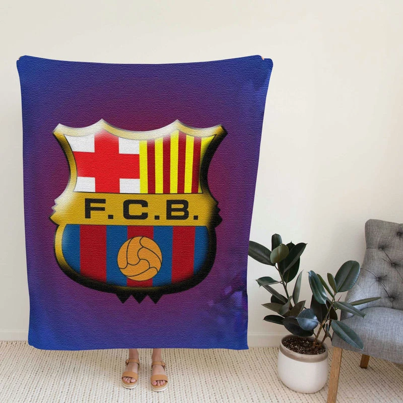 Actioccer Club FC Barcelona Fleece Blanket