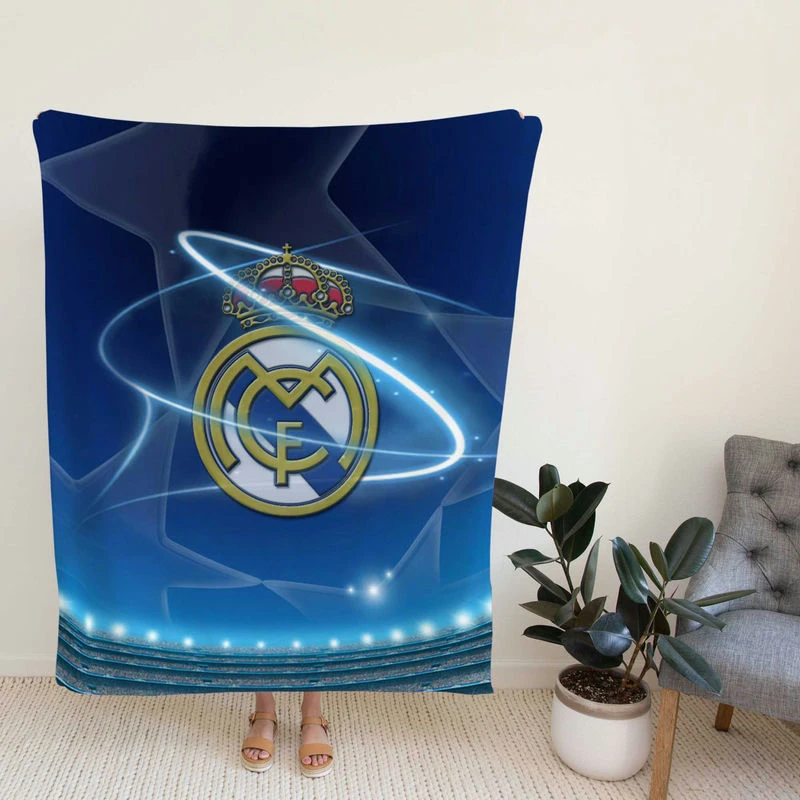 Copa De La Lioccer Club Real Madrid Fleece Blanket