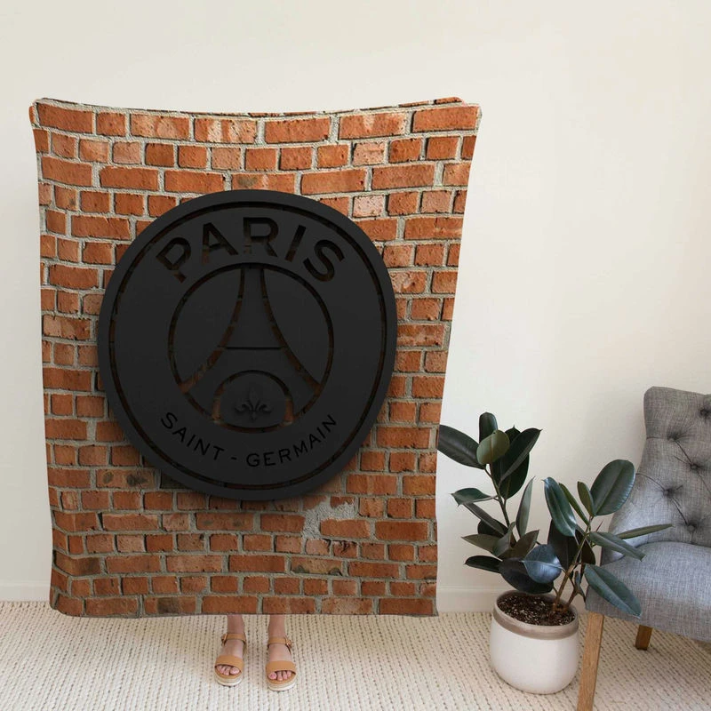 Powerfoccer Team P Saint Germain FC Fleece Blanket