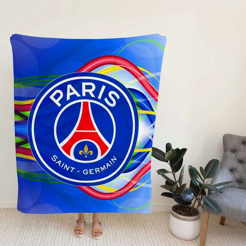 soccer Team P Saint Germain FC Fleece Blanket