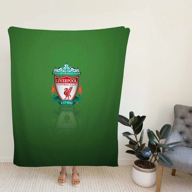 Excelleoccer Team Liverpool FC Fleece Blanket