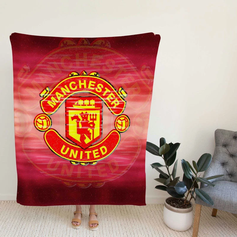 Competitioccer Team Manter United FC Fleece Blanket