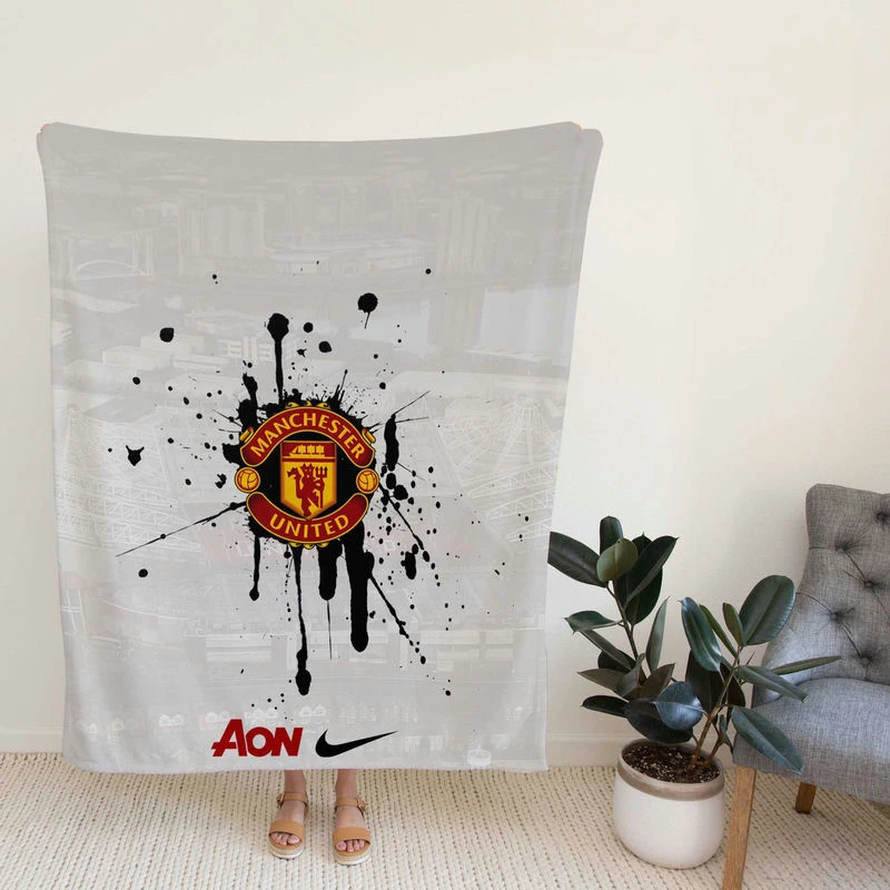Premier Leagoccer Club Manter United FC Fleece Blanket