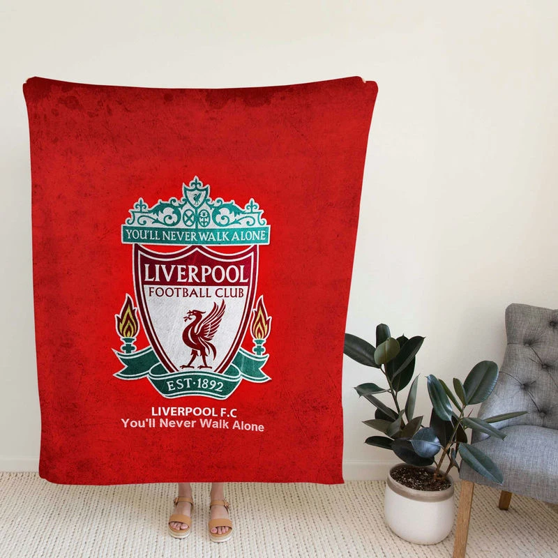 Prsional Englaoccer Club Liverpool FC Fleece Blanket