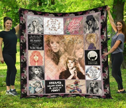 Stevie Nick Fleece Blanket Quilt Blanketic Fan