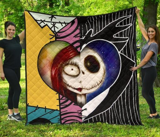 Jaally Love Fleece Blanket Quilt Blanket Half Face Mixed