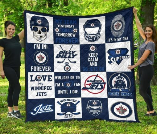 Fan Winnipeg Fleece Blanket Quilt Blanket Amazing