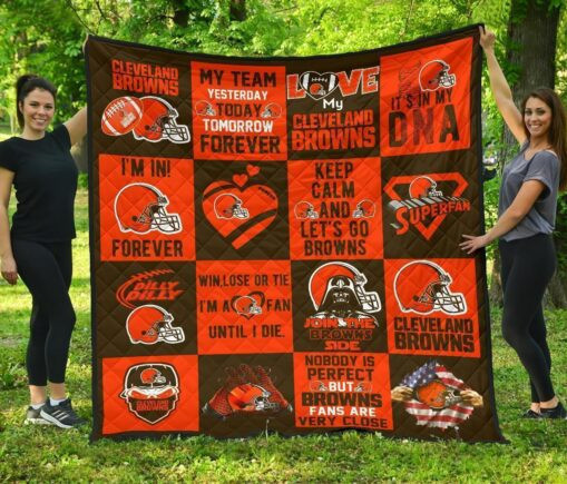 Fan Cleveland Br Fleece Blanket Quilt Blanket Amazing