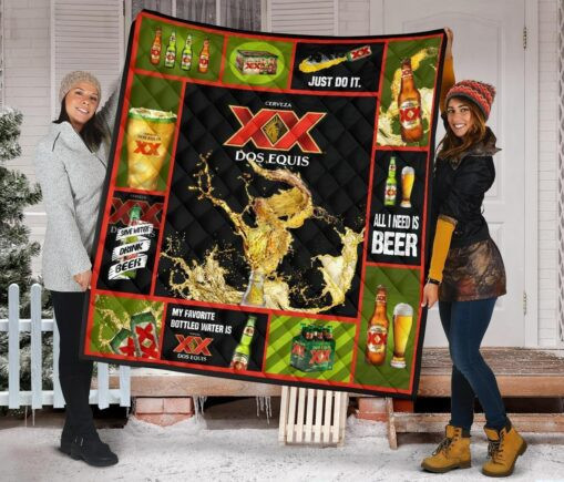 Dos E Fleece Blanket Quilt Blanket All I Nee Beer Gift