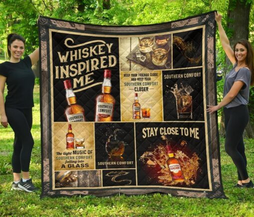 Southern Comfort Fleece Blanket Quilt Blanket keypired Me Funny Gift