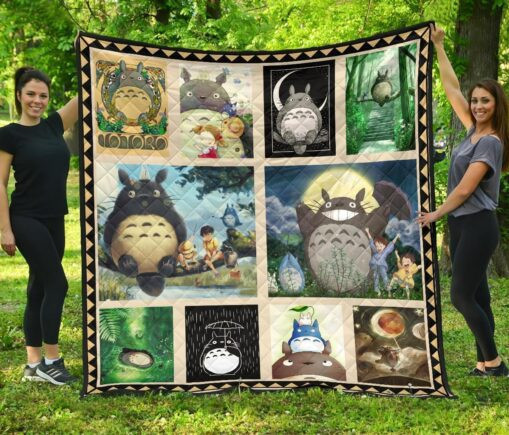 Totoro Fleece Blanket Quilt Blanket For Anime My Neighbor Totoro Fan