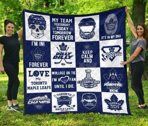 Toronto Maple L Fleece Blanket Quilt Blanket Fan
