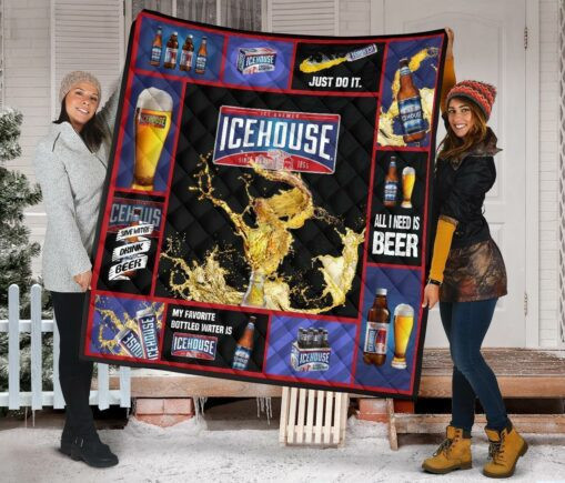 Icee Beer Fleece Blanket Quilt Blanket All I Nee Beer Gift