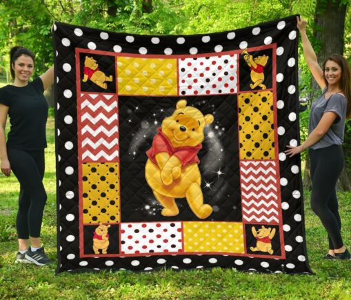 Pooh Fleece Blanket Quilt Blanket For Fan Winnie The Pooh