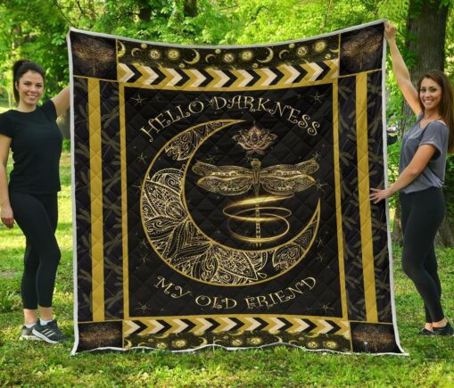 Hello Dars My Old Friend Dragonfly Fleece Blanket Quilt Blanket Bedding Decor