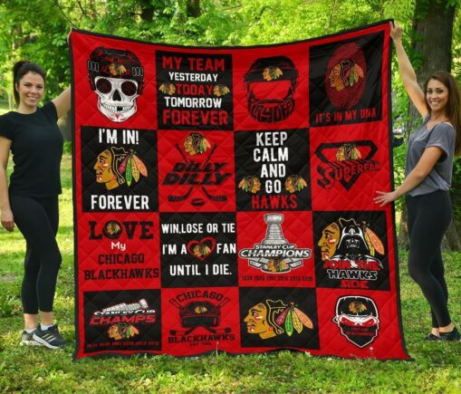 Fan Chicago Blackh Fleece Blanket Quilt Blanket Amazing