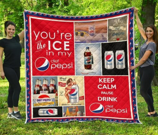 i Diet Fleece Blanket Quilt Blanket Funny Gift Foft Drink Lover
