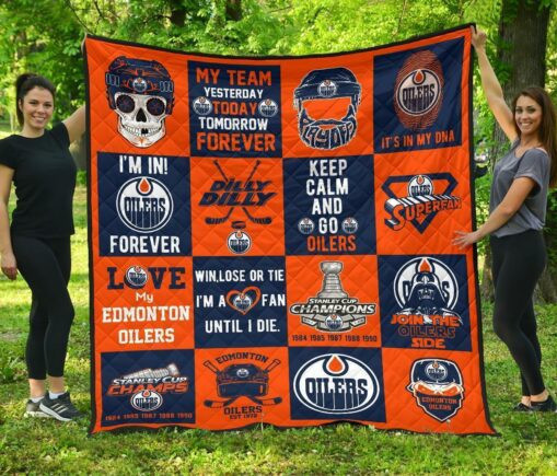 Fan Edmonton Oi Fleece Blanket Quilt Blanket Amazing