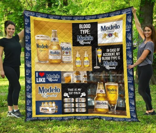 Modelpecial Fleece Blanket Quilt Blanket Funny Gift For Beer Lover