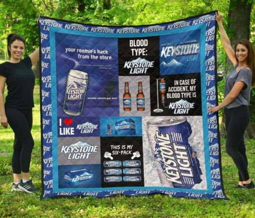 tone Light Fleece Blanket Quilt Blanket Funny Gift For Beer Lover