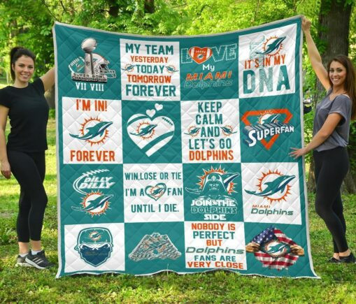 Fan Miami Dolp Fleece Blanket Quilt Blanket Amazing Fan