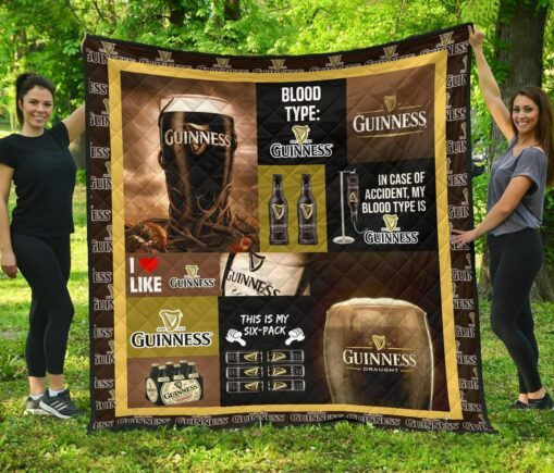 Guis Fleece Blanket Quilt Blanket Funny Gift For Beer Lover