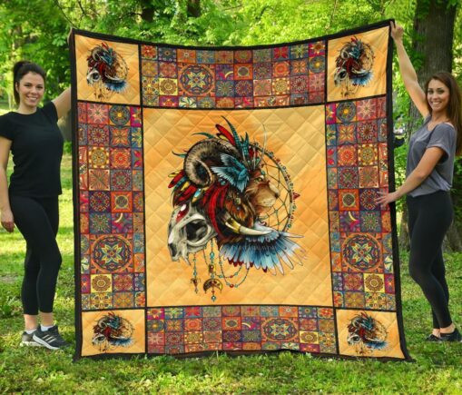 Native Lion Fleece Blanket Quilt Blanket Amazing
