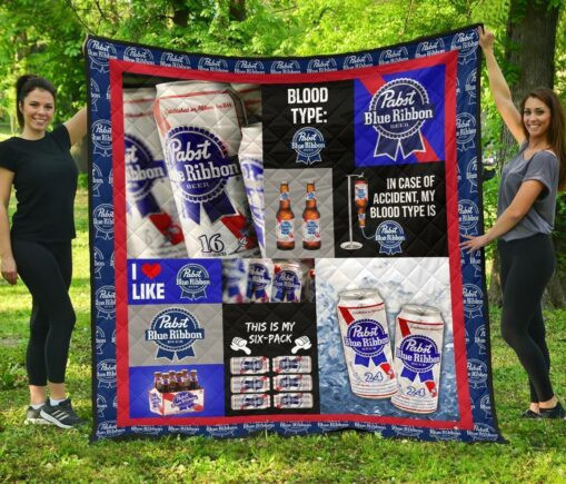 t Blue Ribbon Fleece Blanket Quilt Blanket Funny Gift For Beer Lover