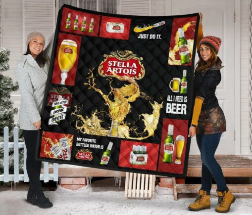 Stella Ar Fleece Blanket Quilt Blanket All I Nee Beer