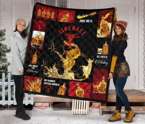 Fireball Cinnamon Fleece Blanket Quilt Blanket All I Nee ky