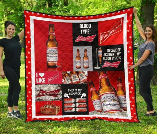 Buder Fleece Blanket Quilt Blanket Funny For Beer Lover