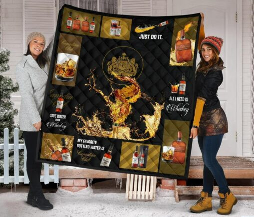 Canadian Club Fleece Blanket Quilt Blanket All I Nee ky