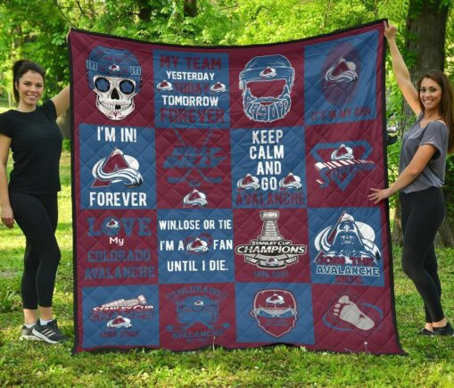 Fan Colorado Avalanche Fleece Blanket Quilt Blanket Amazing