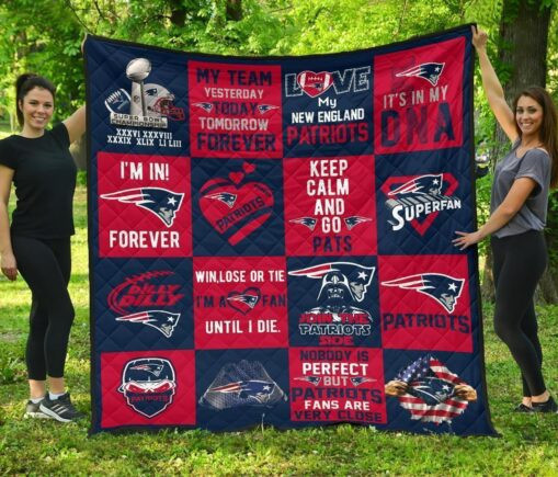 Fan New England Patr Fleece Blanket Quilt Blanket Amazing Gift