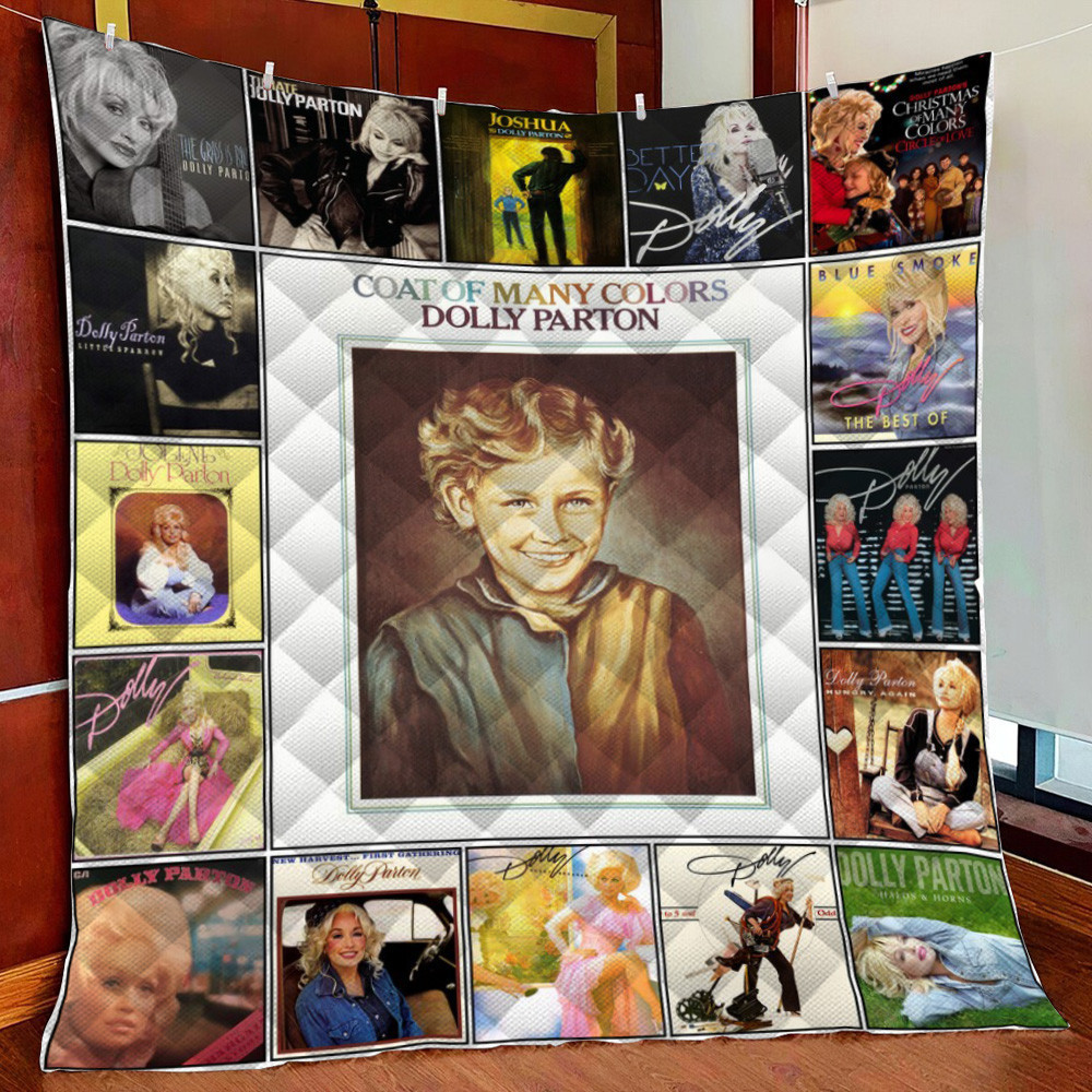 Dolly Parton Fleece Blanket Quilt Blanket