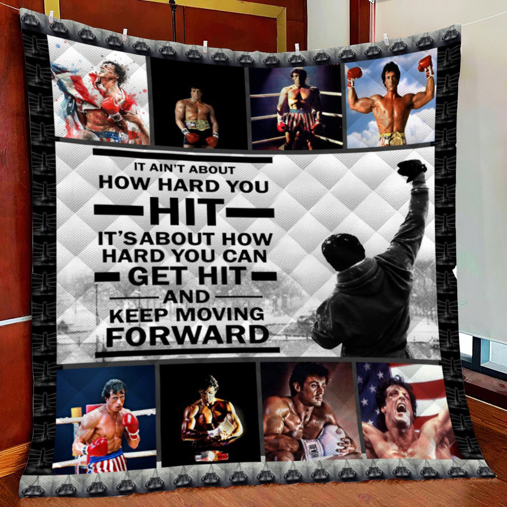 Rocky Balboa tyle B Fleece Blanket Quilt Blanket For Bed