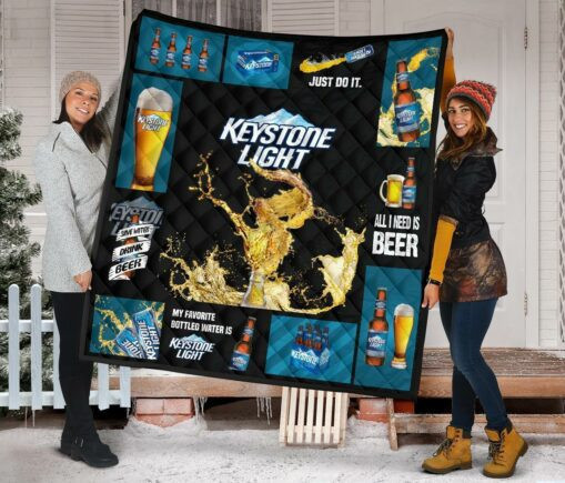 tone Light Fleece Blanket Quilt Blanket All I Nee Beer
