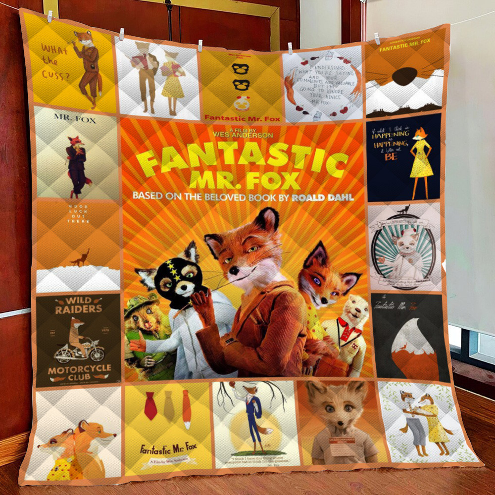Fatic Mr Fox Fleece Blanket Quilt Blanket