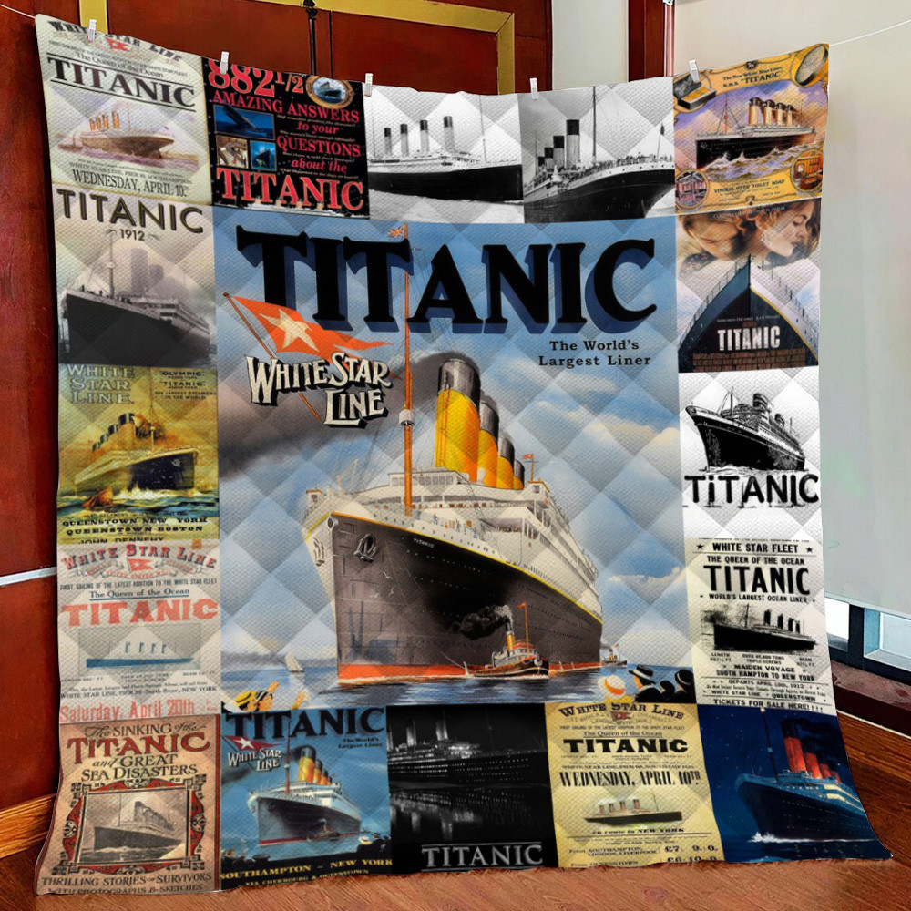 Titanic Fleece Blanket Quilt Blanket