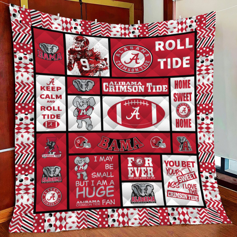 Alabama Con Tide Fleece Blanket Quilt Blanket For Bed