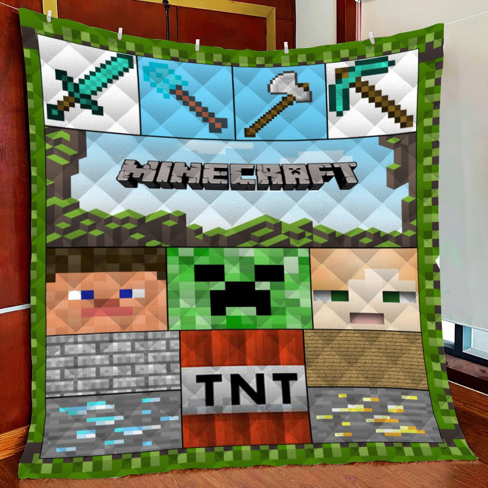 Minecraft Fleece Blanket Quilt Blanket