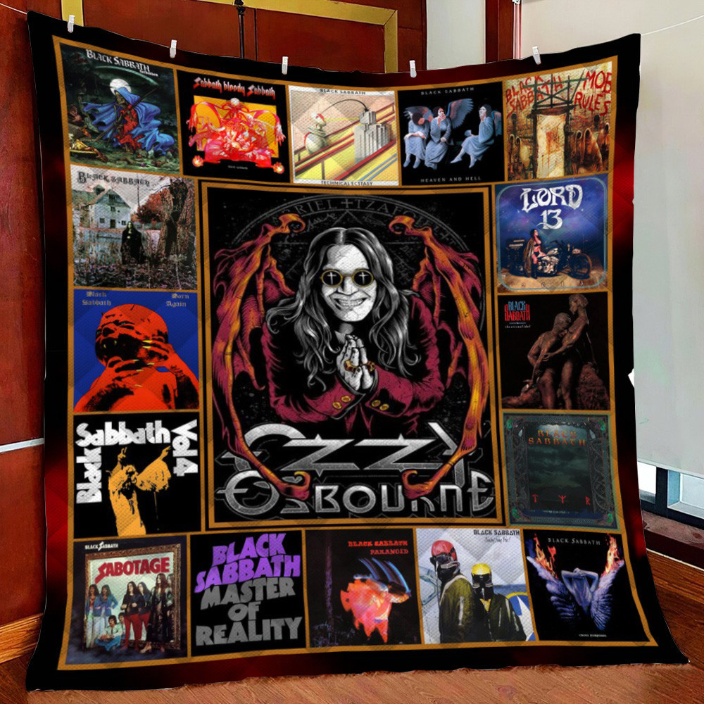 Ozzbournepired Fleece Blanket Quilt Blanket